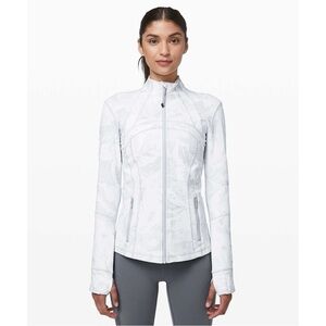 Lululemon | Define Jacket Size 4 White Grey Tropical Shadow Starlight Multi